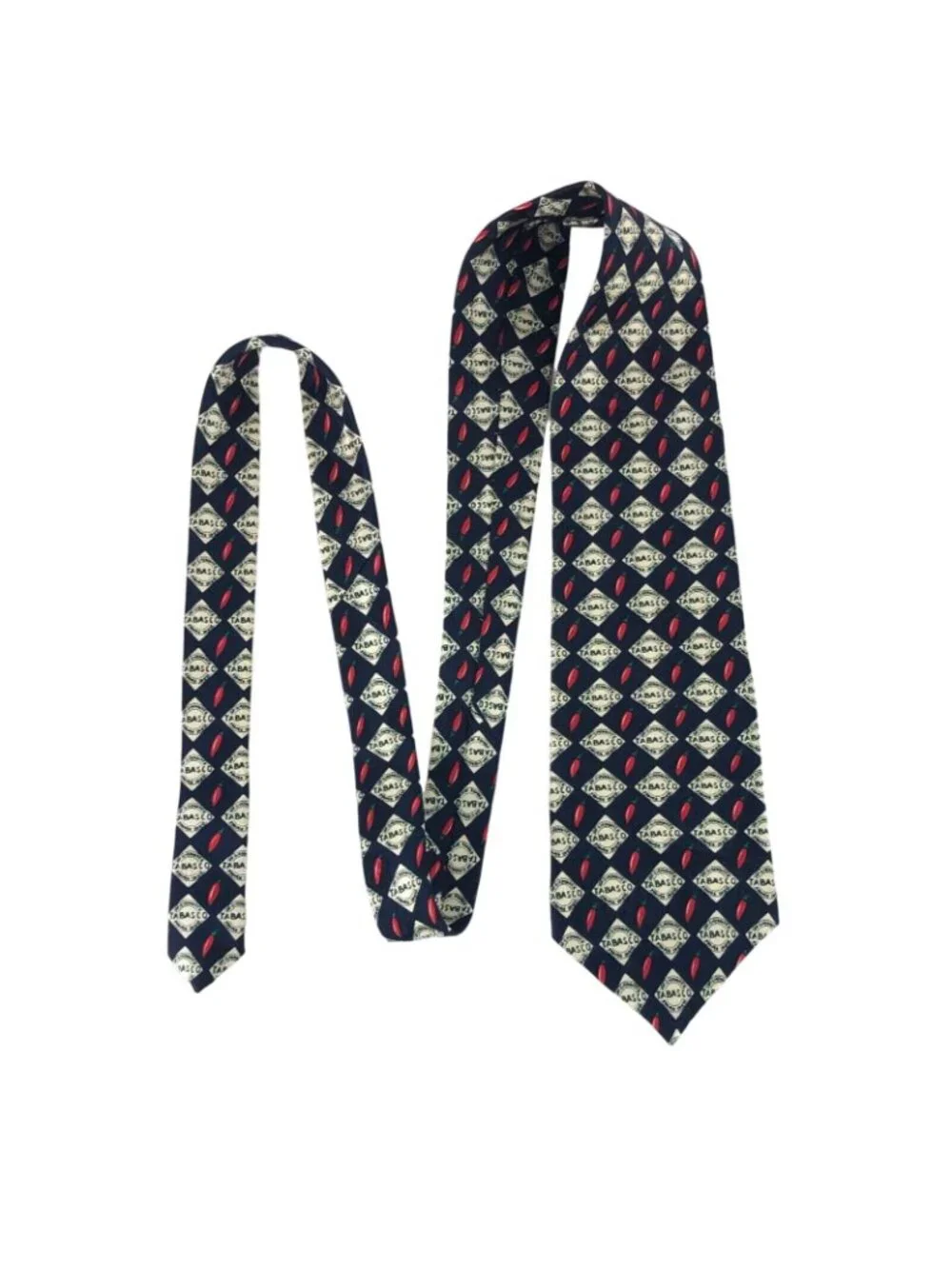 Tabasco Multicolor 100% Silk Mens Tie Necktie Chili Pepper
